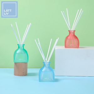 lattliv生活无忧 时尚墨水瓶香薰50ml北欧风简约摆件桌面藤条香水