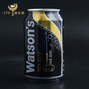 屈臣氏苏打水  330ml 鸡尾酒配料 单瓶 软饮 兑酒饮料 汽水兑洋酒