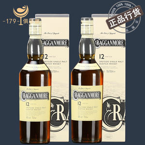 双瓶装 克拉格摩尔12年单一麦芽威士忌 *2 Cragganmore 克莱根摩