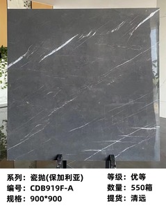 广东品牌博华瓷抛石瓷砖BDD926F-A规格900*900