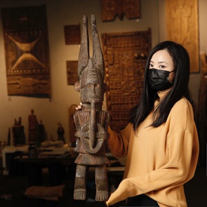 000人付款淘宝非洲木雕lega人物原始部落土著室内装饰品摆件纯手工