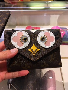 e.victorine钱包新款爱情鸟女士搭扣钱夹手包卡包