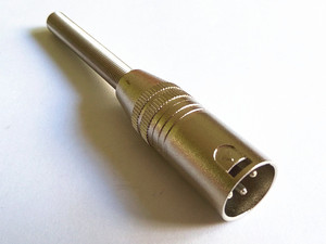 全金属卡农公头 卡侬长弹簧 三针插头信号线音频线调音台接头麦克