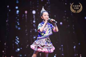儿童民族服苗族舞蹈彝族畲族演唱女童布依族侗族演出服装纱裙群舞