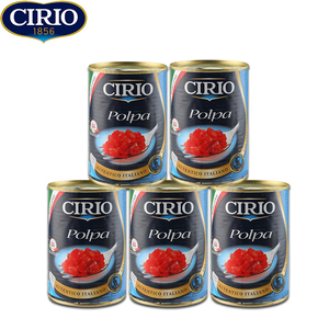 进口Cirio茄意欧碎番茄罐头 意面酱番茄炒蛋炖牛腩披萨罗宋汤400g