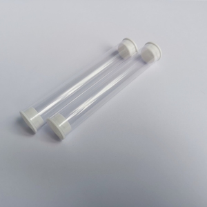 PVC管透明管带盖子包装管塑料管透明硬管塑料管防尘外径16内径15