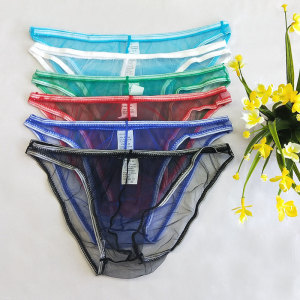 内裤男情趣透视款网纱透明