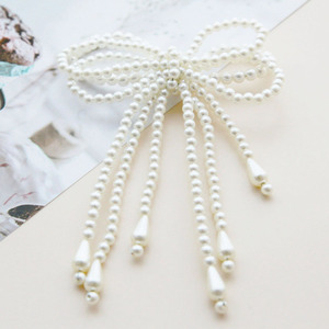 珍珠蝴蝶结女式胸针别针欧美精致优雅气质针织外套西装衣服装饰品