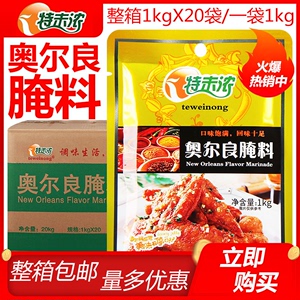 特未浓奥尔良腌料（1kg*20袋）商用鸡翅鸡腿烧烤腌制料鸡叉骨料