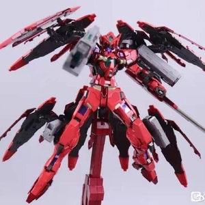 再版大班8816 mb 红色正义女神f 带八盾带双斩舰刀带地台水贴拼装