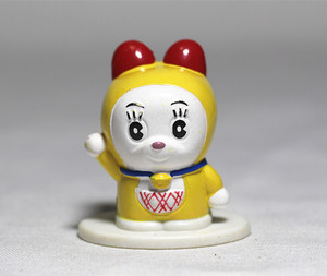 外贸正版散货 叮当猫女朋友机器猫公仔模型玩具摆件小号可爱萌