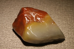 地表 三彩玉 原石 #162 新疆 五彩玉 戈壁玉 金丝玉 沙漠漆 彩石2