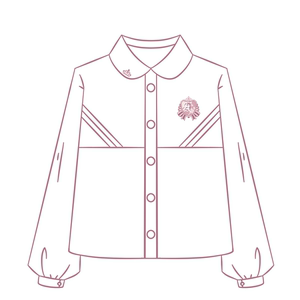 【知半城】原创 末樱高 jk制服长袖女衬衫短袖刺绣学生校服白衬衣