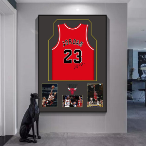 纪念kobe科比球衣海报挂画励志男孩卧室床头装饰画客厅篮球明星画