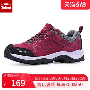运动鞋女轻便防滑耐磨低帮系带徒步鞋登山鞋telent天伦天旗舰店79