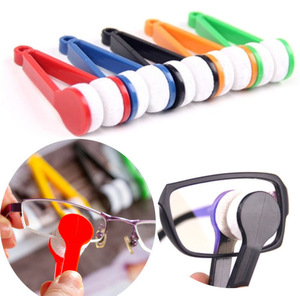 居家多功能携带型眼镜擦 眼镜清洁擦拭布 清洁刷不留痕迹便携