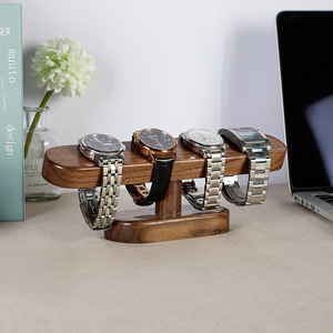 实木手表架子托手链展示架珠串放置台木质手表首饰收纳台桌面收纳