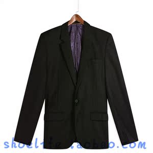 selected思莱德男式钻石款羊毛桑蚕丝面料商务休闲西服外套