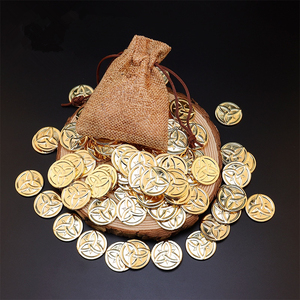 摩拉金币货币岩神之眼原神 莫拉硬币周边公子钟离钱包cos金属礼物