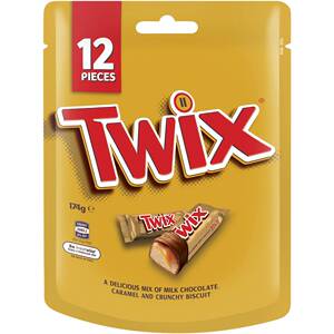 澳洲代购玛氏twix牛奶焦糖夹心巧克力棒bounty椰蓉夹心巧克力174g