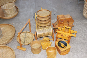 竹编工艺品制作步骤,竹编创意手工,竹编的制作工序_大山谷图库