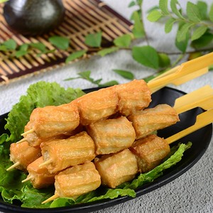 立圆黄金包馅鱿鱼卷关东煮食材10串装速食麻辣烫关东煮商用360g