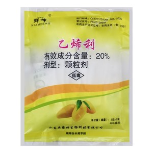 鲜峰20%乙烯利芒果香蕉黄冠梨专用催熟剂催熟生长调节剂包120克