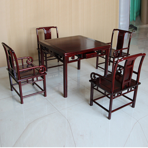 红木小方桌酸枝木新中式简约麻将桌实木方形四方桌家用餐桌八仙桌