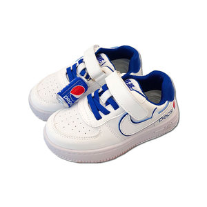 春秋新款 空军一号 童鞋宇航员太空人小白鞋男童阿甘鞋女童运动鞋