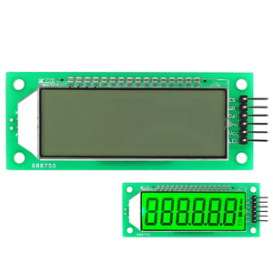 2.4寸6位7段码液晶屏显示模块 自带绿色背光 兼容UNO R3 Mega2560
