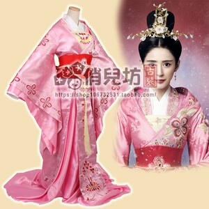 锦绣未央李长乐高阳王妃常服同款古装定制高端刺绣古装贵妃淑女裙