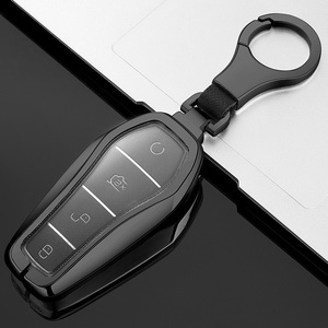 适用于比亚迪汉ev钥匙套专用汉dm唐2021款dmi改装二代宋pro壳plus