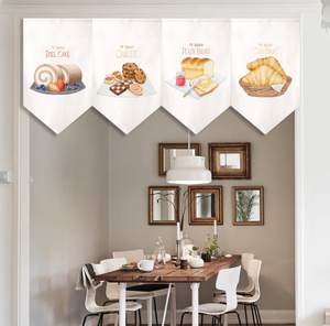 帘短帘咖啡布艺半帘蕾丝田园小飘窗帘窗纱帘厨房门帘隔断1人付款76