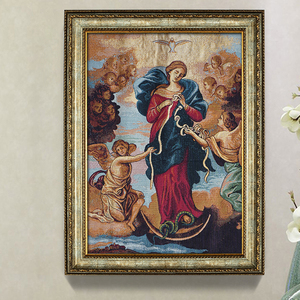 解结圣母挂毯圣像天主教圣物意卡米诺耶稣基督人物进口圣母玛利亚