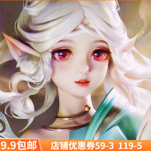 新款瑶遇见神鹿古风项圈璎珞仙女汉服素王者荣耀瑶瑶公主同款项链