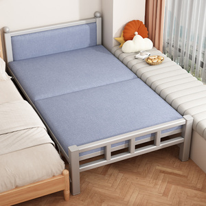 折叠床家用成人午休单人床加床出租屋1.2米硬板床小床简易铁架床