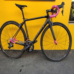 银贝斯slr2.0碳纤维车架马牌轮胎碳轮组r8000大套