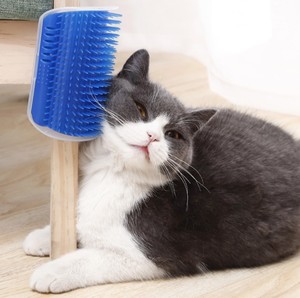 宠物猫咪自嗨墙角蹭毛器蹭痒器按摩刷梳毛挠痒痒猫抓逗猫玩具用品