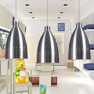 现代简约吊灯单头理发店发廊美发店专用灯铝材灯罩餐厅吧台灯创意