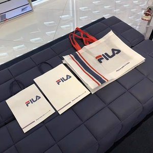 fila 斐乐 专柜购物袋手提式礼品袋纸袋环保袋