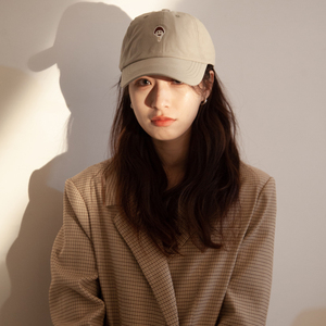 canary kiss弯檐鸭舌帽女户外防晒遮阳帽2022春季帽子百搭棒球棒