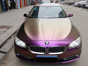 超哑电光酱紫 紫魅红  变色龙 紫魅蓝 光面/哑面变色膜低粘