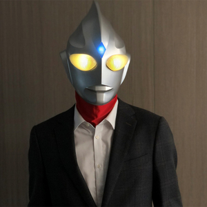 奥特曼头套cosplay迪迦头盔发光道具网红面具无味面罩抖音同款