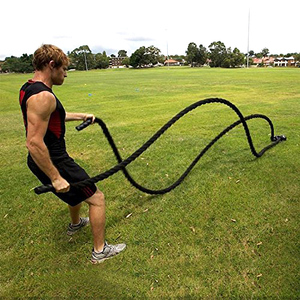战绳健身甩大绳健身房运动甩绳男膝盖力量训练器材格斗减脂力量绳