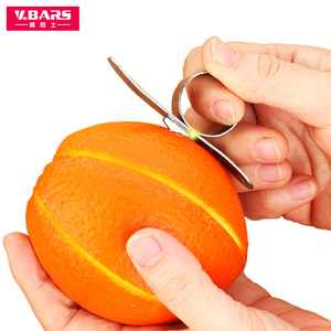 剥橙器不锈钢剥皮器削皮器橙子橘子火龙果厨房小工具