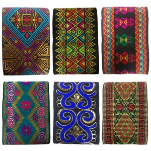 苗族阿卯布依族服装裙边装饰花边辅料民族风刺绣花边织带畲族10cm