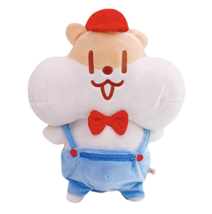 潴仔bb淘宝仓鼠玩具伴侣鼠鼠伴侣关爱木偶百变造型陪伴玩偶熊布丁