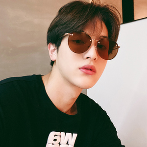 tgreg复古茶色墨镜大框显瘦港风太阳镜网红情侣开车眼镜男