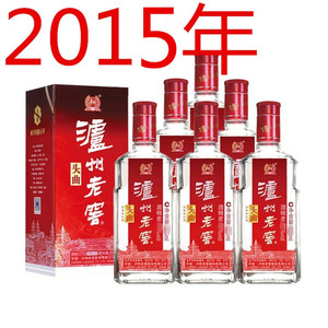 2015年泸州老窖头曲09版52度浓香型陈年老酒收藏特曲二曲整箱6瓶