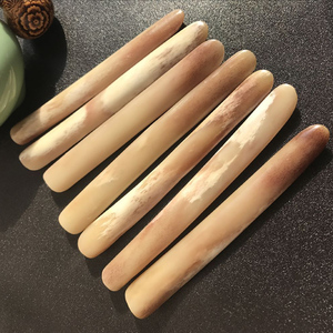 鹿骨塑性棒打磨棒纸镇小腿骨整根单片带骨节手工皮具神器diy装备